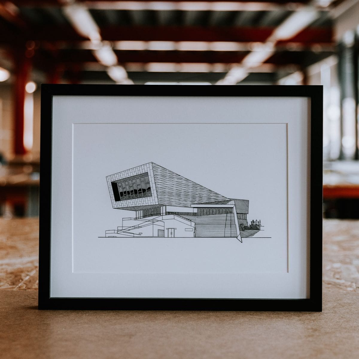 The Museum of Liverpool Archival ink on Medium Grain paper